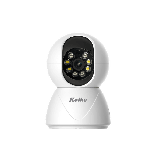 La cámara de seguridad Kolke KUC-620 de interior es el dispositivo perfecto para garantizar la protección y vigilancia de tu hogar o negocio. Con su alta definición Full HD 2.0MP, podrás obtener imágenes nítidas y claras de todo lo que sucede a tu alrededor. Gracias a la aplicación ICAM365, vas a tener total control de tu cámara de seguridad desde tu dispositivo Android o iOS, y podrás ver las imágenes en tiempo real, acceder al historial de grabaciones y configurar alertas de detección de movimiento. Además, la cámara PTZ te permitirá rotar e inclinar la lente, con una rotación horizontal de 350º y una inclinación vertical de 100º, lo que te brinda una amplia cobertura de vigilancia.