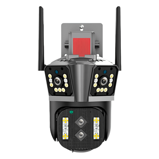 La cámara de seguridad con resolución Full HD y visión nocturna a color es la solución perfecta para proteger tu hogar o negocio. Con su visión PTZ, rotación horizontal de 355° y vertical de 90°, podrás monitorear cada rincón con facilidad. Además, cuenta con luz dual (infrarroja y luz blanca), garantizando una visión clara incluso en las condiciones de iluminación más difíciles. Gracias a que posee detección de movimiento brinda una mayor seguridad.