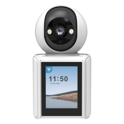 La Cámara de Seguridad KOLKE Full HD 1080P es una solución moderna y eficiente para la vigilancia de interiores, brindando imágenes nítidas y un control total de tu espacio. Incorpora una pantalla HD de 2.8
