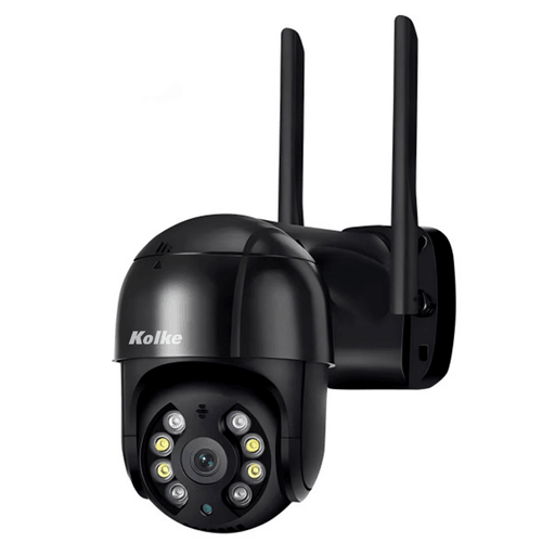 La cámara inteligente Kolke PTZ te brinda vigilancia en alta definición con control remoto desde tu celular. Su sistema de rotación de 350° y 90° de inclinación asegura una cobertura total, mientras que sus LED infrarrojos y blancos permiten ver de noche en modo infrarrojo, luz blanca o a todo color. Con audio bidireccional, conexión WiFi dual band, resistencia al agua y almacenamiento en tarjeta SD o en la nube, es la opción ideal para proteger tu hogar o negocio de forma fácil y segura.
