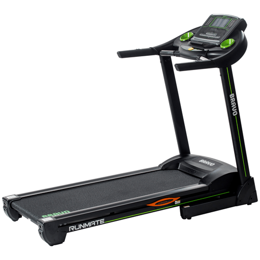 Con el caminador Bravo Runmate podés entrenar cómodamente en casa y mantenerte activo todos los días. Incorpora 14 programas prediseñados, parlantes integrados y ruedas que facilitan su traslado, además de un diseño plegable en forma vertical para ahorrar espacio. Permite regular la velocidad de 1 a 20 km/h con 6 niveles de ajuste, adaptándose a distintos ritmos y objetivos de entrenamiento.