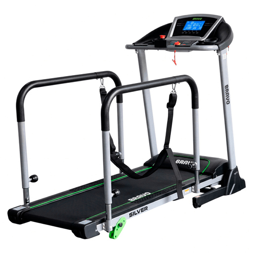 El caminador Bravo Silver combinanda funcionalidad y comodidad para tus entrenamientos diarios. Cuenta con 9 programas preestablecidos y 3 modos manuales que se adaptan a distintos niveles de actividad, junto con un monitor LCD retroiluminado de 7