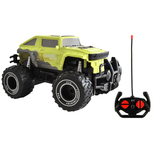 Esta Camioneta Todoterreno, ideal para niños mayores de 5 años, combina potencia y diversión gracias a su sistema 4x4 y su control remoto de 27MHz con antena, permitiendo maniobras completas: adelante, atrás, y giros a ambos lados. Con luces incorporadas que aportan realismo, es perfecta para aventuras en cualquier superficie, ya sea en interiores o exteriores. Además de ser entretenida, ayuda a desarrollar la coordinación y motricidad fina, convirtiéndose en una excelente opción para el aprendizaje y el juego activo.