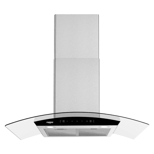 La campana extractora NAPPO combina diseño moderno en acero inoxidable con un alto rendimiento de extracción de hasta 750m³/h, ideal para mantener tu cocina libre de humo y olores. Cuenta con panel táctil de vidrio y control por gestos para un manejo intuitivo, 3 velocidades de funcionamiento y apagado automático. Su potente motor de 230W, junto a sus filtros de aluminio de 5 capas y filtros de carbón, garantizan una ventilación eficiente hacia el exterior, mientras que su iluminación LED y funcionamiento silencioso completan una solución práctica, elegante y funcional para el día a día.