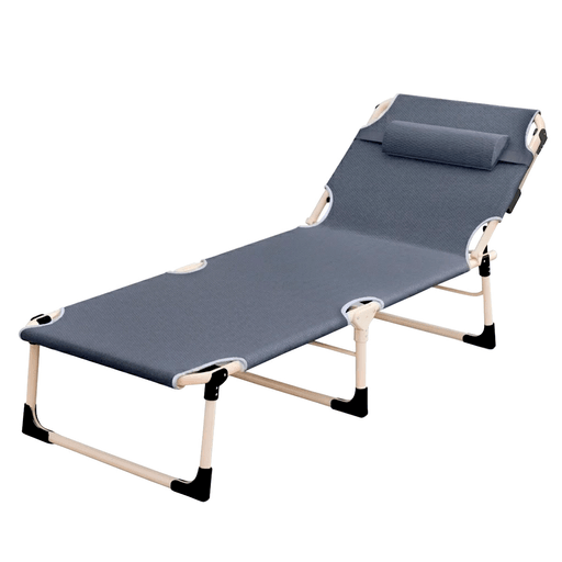 Este catre plegable es ideal para descansar con comodidad en cualquier lugar, ya sea en casa, en el trabajo o al aire libre. Su superficie transpirable, junto con el reposacabezas extraíble, brindan una experiencia de descanso más confortable. Fabricado con tela Oxford resistente y estructura metálica, ofrece gran durabilidad y soporta hasta 160kg. Además, su diseño liviano y plegable facilita el transporte y almacenamiento, convirtiéndolo en una opción práctica y versátil para múltiples usos.
