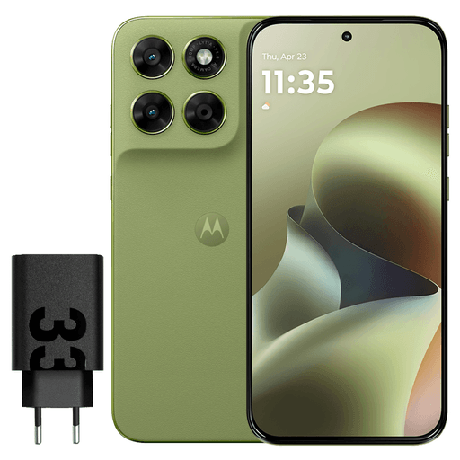 El Moto G67 combina potencia, diseño y tecnología para ofrecer una experiencia superior en cada uso. Su pantalla AMOLED de 6.8” con resolución Super HD, brillo ultra alto y tasa de refresco de 120Hz brinda imágenes vibrantes, gran fluidez y excelente visibilidad en cualquier entorno. Equipado con cámara principal de 50MP, lente ultra gran angular de 8MP, cámara macro de 8MP y cámara frontal de 32MP, capturá fotos y videos con gran detalle tanto de día como de noche. Su procesador MediaTek Dimensity 6300 con 5G, 4GB de RAM, 256GB de almacenamiento expandible y batería de 5200mAh con carga rápida lo convierten en una opción ideal para rendimiento, entretenimiento y conectividad durante todo el día.