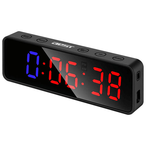 Controlar el ejercicio realizado, los tiempos e intervalos será mucho más fácil con este temporizador Best de tamaño mini. Es ideal para llevarlo a cualquier parte, además de que su batería tiene una duración de hasta 30 horas con una sola carga. Su carcasa está realizada en ABS y caucho, así como también tiene un lomo imantado para que se lo pueda colocar en cualquier superficie de acero. Práctico y liviano, una compañía ideal para tus momentos de entrenamiento.