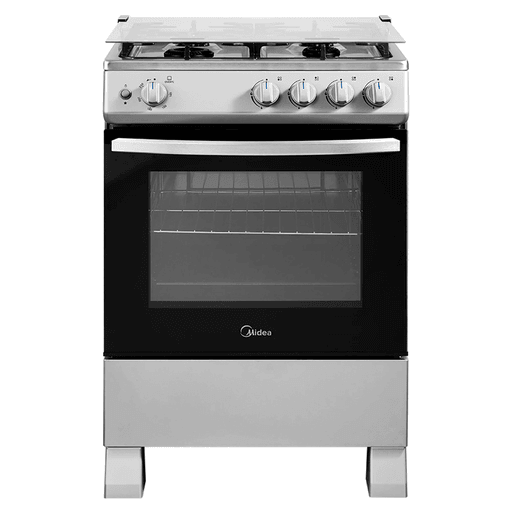 La cocina a gas Midea combina funcionalidad, seguridad y diseño elegante. Cuenta con 4 hornallas Dual Vortex de encendido eléctrico, rejillas de hierro fundido y un amplio horno de 70 litros con luz interior y puerta de doble vidrio que asegura mejor aislamiento. Fabricada en acero inoxidable para mayor durabilidad, incorpora válvula de seguridad, además de incluir bandeja para grill, rejilla y kit de conversión, lo que la hace una opción práctica y confiable para tu cocina.