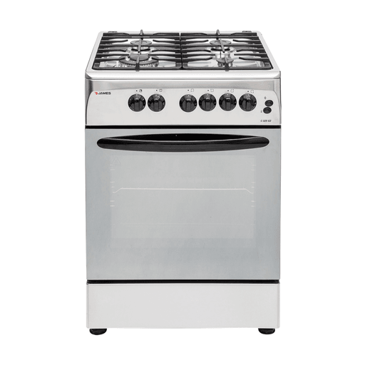 Prepará tus mejores recetas con la cocina a gas James, diseñada para ofrecer practicidad, seguridad y durabilidad en cada uso. Equipada con 4 hornallas a supergás, permite cocinar de forma rápida y eficiente. Su estructura de acero inoxidable garantiza resistencia y fácil limpieza, mientras que las parrillas sobre mesada de hierro fundido aportan mayor robustez y vida útil. Tiene grill, luz en el horno y una puerta de doble vidrio, que mejora la seguridad y conserva mejor el calor para una cocción uniforme. Además, incorpora un timer mecánico con aviso sonoro, ideal para controlar los tiempos de cocción sin esfuerzo.