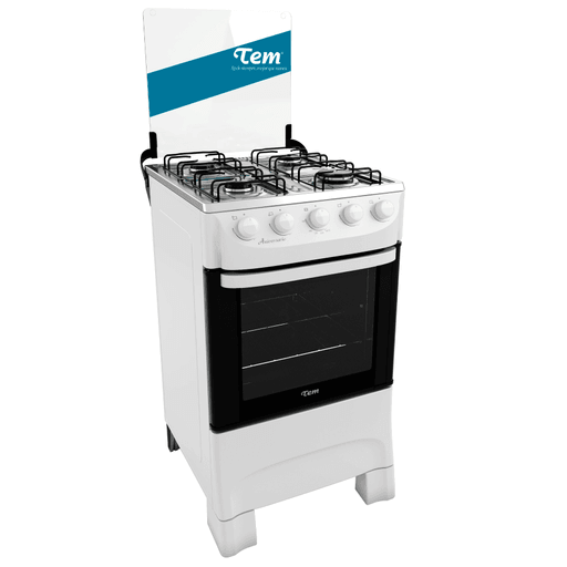 Equipá tu cocina y prepará tus comidas favoritas con en esta cocina a gas Tem Aniversario de 4 hornallas. Cuenta con mesada de acero inoxidable, tapa de vidrio templado, horno a supergas con mango metálico con apertura ergonómica y sistema EasyCleaner. Perfecta para el hogar.