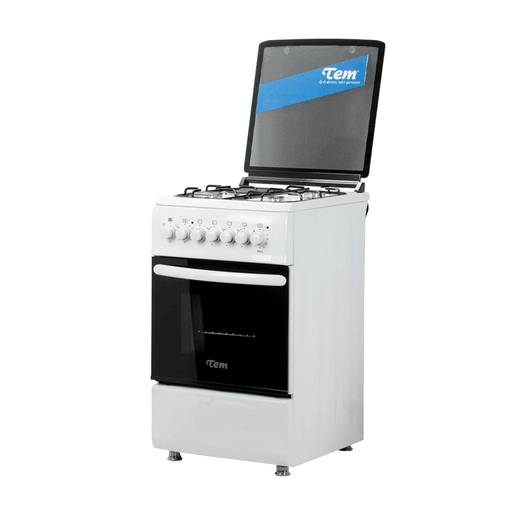 Cocina combinada TEM Maia con 3 hornallas a Super Gas y un disco ultra rápido con encendido electrónico. Posee sistema de seguridad en cada quemador, horno eléctrico de 56 litros de capacidad con puerta de doble vidrio e incluye rejilla y bandeja.
