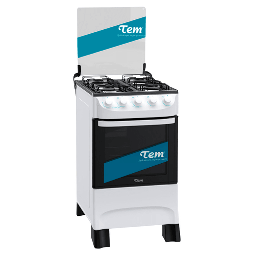 Esta cocina TEM Mastercook de 4 hornallas con tapa de vidrio es la solución perfecta para tu hogar. Con quemadores de acero esmaltado en easy clean, parrilla del horno con dos niveles de altura y sistema anti-amarillento del panel, ofrece un rendimiento excepcional. Además, su horno de 48,1L con rejillas esmaltadas y tirador en metal hacen que su mantenimiento sea sencillo, conveniente y fácil de limpiar. 