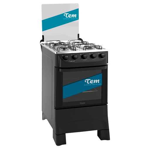 Esta cocina TEM Mastercook de 4 hornallas con tapa de vidrio es la solución perfecta para tu hogar. Con quemadores de acero esmaltado en easy clean, parrilla del horno con dos niveles de altura y sistema anti-amarillento del panel, ofrece un rendimiento excepcional. Además, su horno de 48,1L con rejillas esmaltadas y tirador en metal hacen que su mantenimiento sea sencillo, conveniente y fácil de limpiar. 