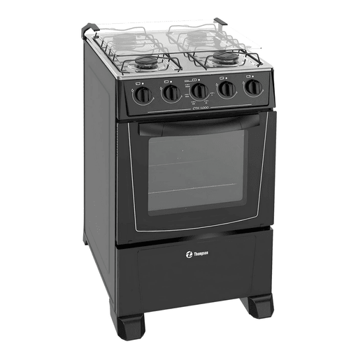 Cociná tus comidas favoritas en esta cocina Thompson a gas. Tiene una mesada de acero inoxidable, 4 hornallas a supergás, horno enlozado para fácil limpieza, vidrio doble en la puerta y tapa de vidrio. Además cuenta con termocupla de seguridad en el horno para evitar accidentes.