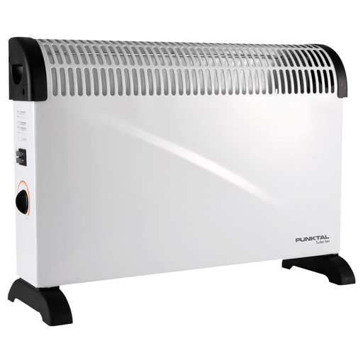 Calentar tu hogar será mucho más fácil y rápido con este convector eléctrico Punktal. Cuenta con 3 niveles de temperatura y potencia y con turbofan. Con un diseño moderno que queda bien en cualquier ambiente.