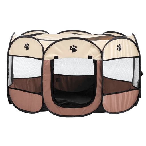 Este práctico y moderno corral para mascotas es la solución ideal para mantener a tus animales seguros, cómodos y felices tanto en interiores como al aire libre. Su diseño plegable facilita el almacenamiento y transporte, perfecto para llevarlo contigo en paseos o viajes. Fabricado con tela transpirable, asegura una ventilación óptima para el confort de tu mascota, mientras que sus cierres por cremallera permiten un acceso fácil y seguro. Con unas dimensiones de gran tamaño, ofrece un amplio espacio para que tu mascota descanse o juegue libremente. Ya sea en casa, en el jardín o en una salida al parque, este corral combina funcionalidad, comodidad y seguridad en un solo producto. ¡Un imprescindible para cualquier amante de los animales!