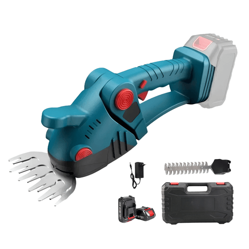 Este corta cerco y arbustos Inalámbrico es la herramienta ideal para quienes buscan eficiencia, comodidad y portabilidad en el mantenimiento del jardín. Equipado con un potente motor de 1320rpm y cuchilla de doble acción, garantiza cortes precisos y uniformes con menor vibración y ruido. Su diseño compacto y sin cables permite transportarlo con facilidad, adaptándose a pequeños trabajos de jardinería en cualquier espacio. Ofrece hasta 60 minutos de autonomía con una carga completa de solo 2 horas, y su cabezal ajustable en tres ángulos (45°, 60° y 90°) facilita el acceso a zonas difíciles. Con una hoja de 230 mm, ancho de corte de 120 mm y capacidad de corte de hasta 8 mm, incluye dos baterías de 21V, cargador, espada larga, espada corta y un práctico maletín para guardado y transporte. Ideal para quienes buscan practicidad sin sacrificar rendimiento.