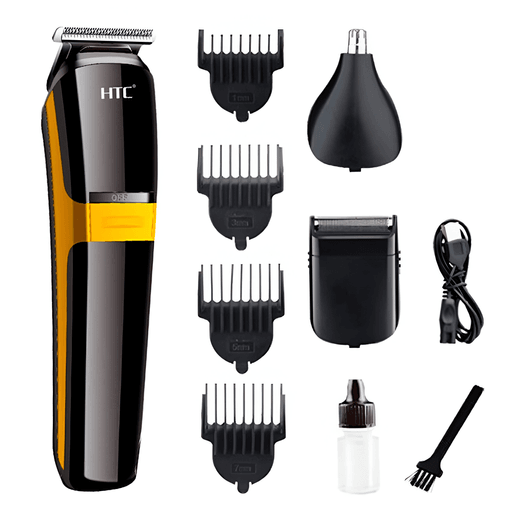 La HTC AT-1322 combina precisión y comodidad con su diseño ergonómico y cuchillas de acero inoxidable. Ofrece más de 90 minutos de uso continuo gracias a su batería de litio recargable. Incluye peines guía ajustables, cepillo de limpieza y cargador, brindando versatilidad para cortes personalizados. Perfecta para mantener un estilo impecable desde la comodidad del hogar.