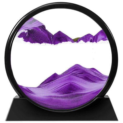 Este cuadro de arena circular es un accesorio perfecto para decorar tu hogar. Además de aportar diseño y modernidad, ayuda mucho a disminuir el estrés, relajar, calmar y más, convirtiéndolo en un objeto necesario. Incluye una jeringa para poder regular la cantidad de aire en el interior y ayudar al movimiento de la arena, para que esta pueda seguir formando infinitas formas.