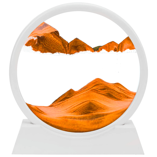 Este cuadro de arena circular es un accesorio perfecto para decorar tu hogar. Además de aportar diseño y modernidad, ayuda mucho a disminuir el estrés, relajar, calmar y más, convirtiéndolo en un objeto necesario. Incluye una jeringa para poder regular la cantidad de aire en el interior y ayudar al movimiento de la arena, para que esta pueda seguir formando infinitas formas.