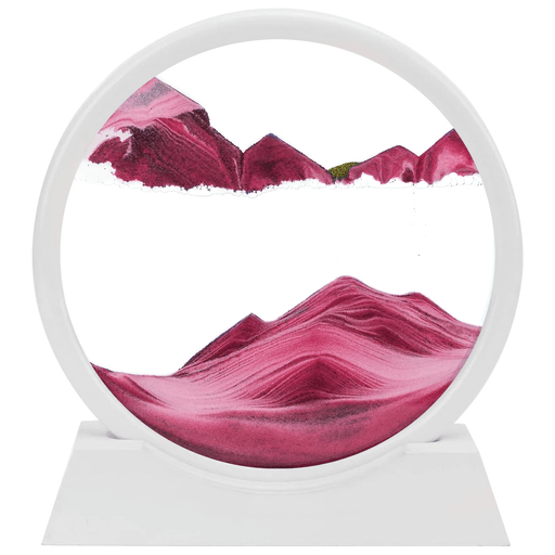 Este cuadro de arena circular es un accesorio perfecto para decorar tu hogar. Además de aportar diseño y modernidad, ayuda mucho a disminuir el estrés, relajar, calmar y más, convirtiéndolo en un objeto necesario. Incluye una jeringa para poder regular la cantidad de aire en el interior y ayudar al movimiento de la arena, para que esta pueda seguir formando infinitas formas.