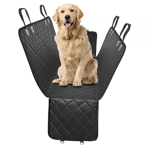 La funda cubre asiento de auto para perros es esencial para quienes viajan con sus mascotas, ya que protege los asientos de arañazos, pelos y suciedad. Está fabricada con materiales resistentes e impermeables, de fácil instalación con 6 correas y 4 cierres ajustables. También posee dos aberturas para el uso del cinturón de seguridad y solapas laterales que protegen las puertas del vehículo. Además, es compatible con todos los automóviles y gracias a su diseño lavable podrá ser usada todas las veces necesarias.