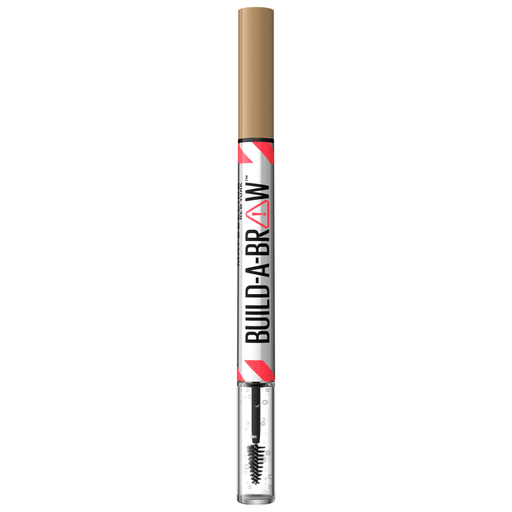 Descubrí Build A Brow de Maybelline para conseguir unas cejas reales y más rellenas en tan solo 2 pasos, creando un efecto rellenador. En el primer paso tenés que rellená tus cejas con el pincel preciso que imita el vello real de tus cejas y en el segundo paso, esculpir y sellar tus cejas con el gel fijador y transparente para una duración hasta 24 horas. Conseguí un look de cejas más rellenas y naturales.