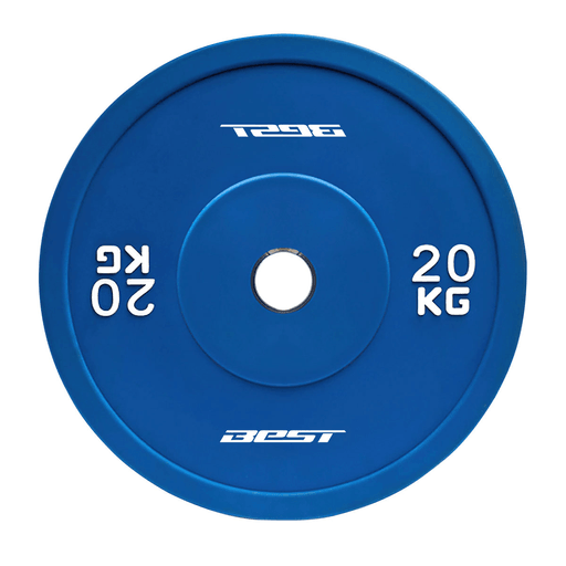 El disco olímpico Elite de Best es ideal para quienes buscan funcionalidad, calidad y diseño. Son perfectos para todo tipo de ejercicios que incluyen peso en la barra. Cuenta con una cubierta de goma antideslizante de gran durabilidad y resistencia que cuida el material y la superficie de entrenamiento, además posee un anillo interior que se adapta a diversas barras olímpicas o mancuernas.
