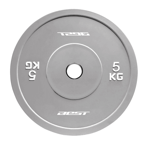 El disco olímpico Elite de Best es ideal para quienes buscan funcionalidad, calidad y diseño. Son perfectos para todo tipo de ejercicios que incluyen peso en la barra. Cuenta con una cubierta de goma antideslizante de gran durabilidad y resistencia que cuida el material y la superficie de entrenamiento, además posee un anillo interior que se adapta a diversas barras olímpicas o mancuernas.