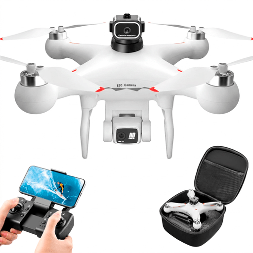 Descubrí una nueva forma de explorar y capturar el mundo con este dron S116 plegable con cámara HD, ideal para obtener fotos y videos impactantes desde el aire. Gracias a su transmisión en tiempo real por WiFi, zoom digital 50x y ajuste remoto del ángulo de cámara, podés lograr tomas precisas y dinámicas con total facilidad. Incorpora funciones inteligentes como despegue y aterrizaje con un botón, vuelo por trayectoria, control por gestos, app o control remoto, además de sistemas de seguridad como evitar obstáculos en 4 direcciones y posicionamiento por flujo óptico para vuelos más estables. Su motor brushless garantiza un rendimiento eficiente y duradero, convirtiéndolo en una opción ideal para disfrutar en exteriores, viajes o momentos de recreación.