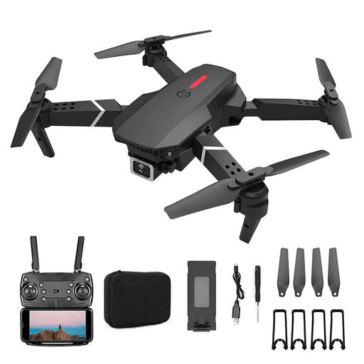 Este Drone E88 cuenta con una estructura hecha de plástico de ingeniería de alta resistencia con brazos plegables, que lo hace liviano, duradero y fácil de transportar. Sus cámaras proporcionan una amplia gama de imágenes y videos en tiempo real que podés compartir vía app con todos tus amigos.

