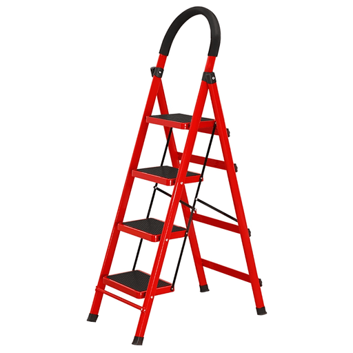 La escalera de acero plegable con 4 escalones es el complemento perfecto para cualquier tarea en el hogar o en el trabajo. Su diseño resistente y duradero garantiza una seguridad óptima, mientras que sus escalones antiderrapantes proporcionan un agarre firme en todo momento. Además, sus patas antideslizantes aseguran una estabilidad excepcional en cualquier superficie. Esta escalera liviana es fácil de transportar y almacenar, lo que la convierte en la opción ideal para cualquier proyecto.