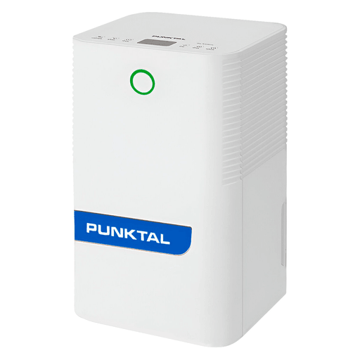El deshumidificador Punktal de 12Lts es ideal para mantener tu hogar seco y saludable. Posee un depósito de agua de 2Lts y un display LED con panel touch con distintas funciones que se adaptan a tus necesidades. Además para mayor seguridad, incluye un bloqueo para niños, auto detenimiento de tanque lleno con alarma y también cuenta con la función de auto descongelamiento, asegurando un funcionamiento eficiente en todo momento. Gracias a que posee modo de secado de ropa podrás obtener tus prendas secas en cuestión de minutos.
