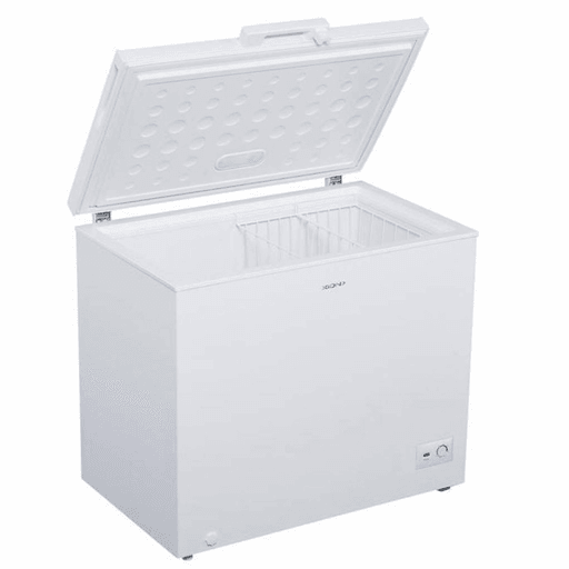 El Freezer Xion Horizontal, modelo XI-HF250 tiene capacidad para 250 litros, cuenta con termostato ajustable y canasta de almacenamiento para que puedas ordenar los alimentos de forma adecuada. Tiene un compresor silencioso y pies ajustables.