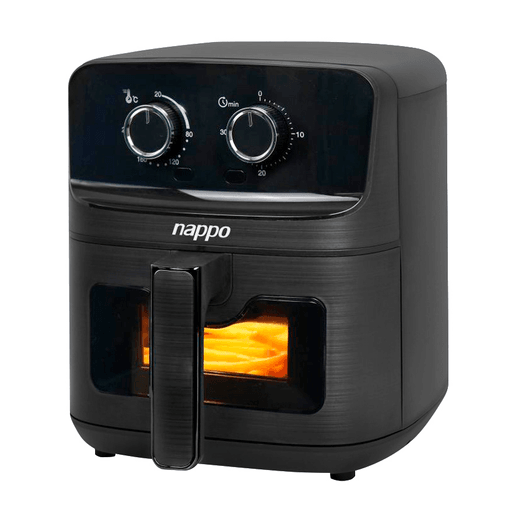 La freidora sin aceite NAPPO es ideal para tu cocina, ya que posee tecnología de circulación de aire caliente de 360º que te permite cocinar tus alimentos de manera más saludable y con menos grasa. Cuenta con una potencia de 1500W, una capacidad de 4.5L y una ventana de visualización con luz donde podrás ver y controlar el proceso de cocción en todo momento de tus alimentos. Además, tiene controles de temperatura y timer ajustables que se ajustan a tus necesidades para garantizar resultados perfectos en cada uso.