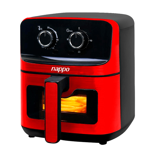 La freidora sin aceite NAPPO es ideal para tu cocina, ya que posee tecnología de circulación de aire caliente de 360º que te permite cocinar tus alimentos de manera más saludable y con menos grasa. Cuenta con una potencia de 1500W, una capacidad de 4.5L y una ventana de visualización con luz donde podrás ver y controlar el proceso de cocción en todo momento de tus alimentos. Además, tiene controles de temperatura y timer ajustables que se ajustan a tus necesidades para garantizar resultados perfectos en cada uso.