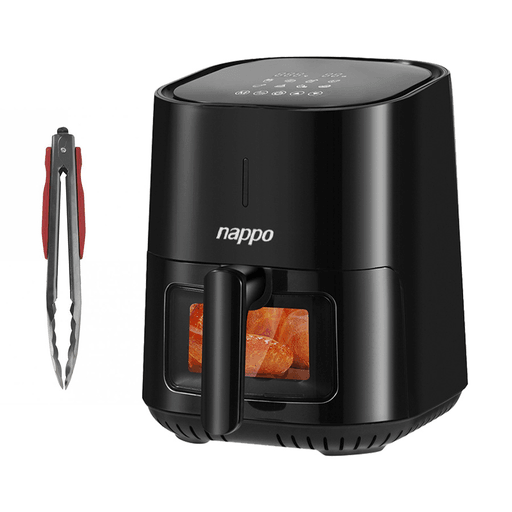 La Freidora sin Aceite NAPPO es el complemento perfecto para tu cocina. Con una capacidad de 4.5L y una potencia de 1200W, podrás preparar deliciosas recetas de forma rápida y saludable. Su diseño con display digital te permite ajustar la temperatura de 80º a 200ºC y el temporizador de 0 a 60 minutos, brindándote la libertad de cocinar tus platillos favoritos a la perfección. Olvidate de utilizar aceite, gracias a la tecnología de aire caliente que cocina tus alimentos de manera uniforme y crujiente. 