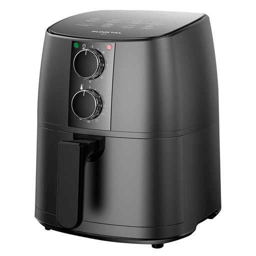 Esta freidora Punktal es ideal para preparar comidas en reuniones de amigos y familiares, gracias a su gran capacidad de 4 litros y una potencia de 1400W. Con el selector de temperatura que va desde 50 a 200°C y el timer de 60 minutos, podrás cocinar diferentes estilos de comidas de forma fácil y sin ensuciar nada más que la freidora.