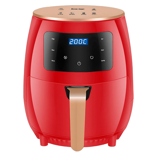 La freidora sin aceite Silver Crest es la solución perfecta para cocinar de manera saludable y sin esfuerzo. Con una potencia de 2400W y capacidad de 6L, es ideal para preparar platos para 4-6 personas, facilitando las comidas familiares. Además, cuenta con control táctil, 6 programas preestablecidos, temperatura ajustable y temporizador de hasta 60 minutos que permiten cocinar una amplia gama de recetas.
