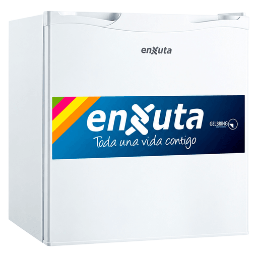 Este frigobar Enxuta tiene una capacidad de 46 litros y es super ideal para los espacios pequeños. Su diseño compacto cuenta con una puerta reversible, contrapuerta para botellas, congelador con puerta independiente y 2 cestas en la puerta. Su sistema de enfriamiento mantendrá los alimentos frescos en todo momento.