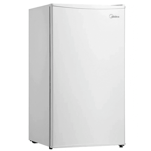 Este frigobar Midea con una capacidad de 93 litros es ideal para los espacios pequeños. Su diseño compacto cuenta con una puerta reversible, patas ajustables, 3 parrillas desmontables y 3 cestas en la puerta. Su sistema de enfriamiento mantendrá los alimentos frescos en todo momento.