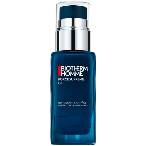 Biotherm Homme presenta Force Supreme Antiedad rejuvenecedor en Gel. Un tratamiento revitalizante para la piel del hombre.