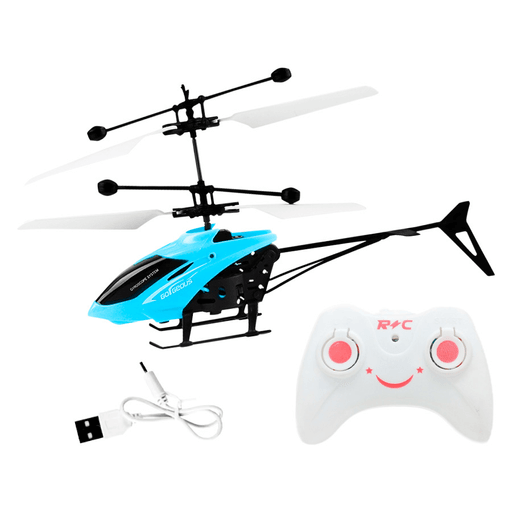 Este helicóptero a control remoto con batería recargable es perfecto tanto para niños como adultos, ya que su control remoto es intuitivo y te permite realizar maniobras suaves y dominar el vuelo con facilidad. Su diseño con luces LED asegura un vuelo emocionante y colorido en todo momento. Además, cuenta con batería recargable, 2 modos de control y tiempo de carga de 30 minutos para divertirte sin preocupaciones.