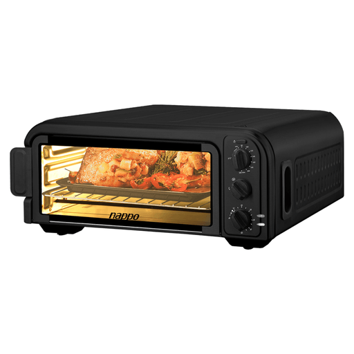Este horno eléctrico Nappo 6 en 1 es el aliado perfecto en tu cocina con su potencia de 1600W y una capacidad de 18L. Con doble calor y una temperatura ajustable de 80 a 300°C, es versátil y conveniente para preparar una amplia variedad de platos. Cuenta con función freidora, tostar, deshidratar, recalentar y te permite utilizarlo como horno de pizza. Además, incluye bandeja, cesta y rejilla para que puedas preparar cómodamente todas tus recetas.