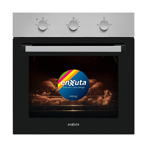 Este horno de empotrar Enxuta es la elección perfecta para aquellos que buscan calidad y eficiencia en la cocina. Con su capacidad de horno de 70L, podés hornear grandes cantidades de comida de manera rápida y sencilla. Su panel de control inoxidable es resistente y fácil de limpiar, mientras que su timer mecánico te permite programar el tiempo de cocción de forma precisa, garantizando un horneado perfecto en todo momento. Además, el doble vidrio interior removible en su puerta te ofrece una mayor eficiencia energética, al mantener el calor en su interior. Gracias a su luz interior, podés visualizar tus preparaciones mientras se están cocinando.