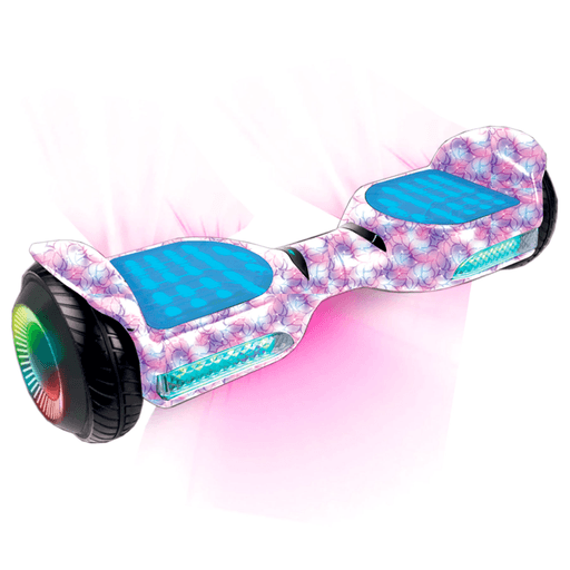 Disfrutá en familia o con amigos de este Hoverboard todoterreno eléctrico Gyroor con ruedas de 6.5” y luces LED que hacen que los viajes en la noche sean más atractivos. Soporta un peso máximo de 100Kg y posee una batería de 72Wh de gran autonomía. Además, cuenta con una aplicación compatible que te ayuda a mantener el control de tu patineta, cambiar modos, comprobar el estado de la batería, variar los colores de las ruedas y mucho más.

