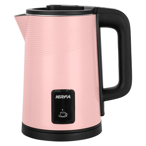 Disfrutá de la comodidad y eficiencia que ofrece esta jarra eléctrica de 2.3 litros de capacidad y 1500W de potencia, ideal para preparar tus bebidas calientes favoritas en cuestión de minutos. Su diseño moderno y funcional incluye una base giratoria de 360° y un pico vertedor de acero inoxidable que facilita un vertido preciso. Fabricada con materiales libres de BPA, garantiza una experiencia segura y saludable. Además, cuenta con apagado automático y protección contra sobrecalentamiento, lo que te brinda mayor tranquilidad durante su uso.