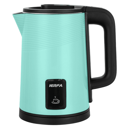 Disfrutá de la comodidad y eficiencia que ofrece esta jarra eléctrica de 2.3 litros de capacidad y 1500W de potencia, ideal para preparar tus bebidas calientes favoritas en cuestión de minutos. Su diseño moderno y funcional incluye una base giratoria de 360° y un pico vertedor de acero inoxidable que facilita un vertido preciso. Fabricada con materiales libres de BPA, garantiza una experiencia segura y saludable. Además, cuenta con apagado automático y protección contra sobrecalentamiento, lo que te brinda mayor tranquilidad durante su uso.