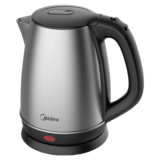 Con esta jarra eléctrica Midea vas a poder disfrutar de una bebida caliente en cuestión de minutos. Ganá tiempo gracias a la potencia de 1500W que garantiza una ebullición rápida y eficiente. Cuenta con mango con un simple botón de liberación y tapa desplegable para protegerte de quemaduras accidentales y su base giratoria de 360° está conectada con el cable de alimentación estándar para un uso seguro.