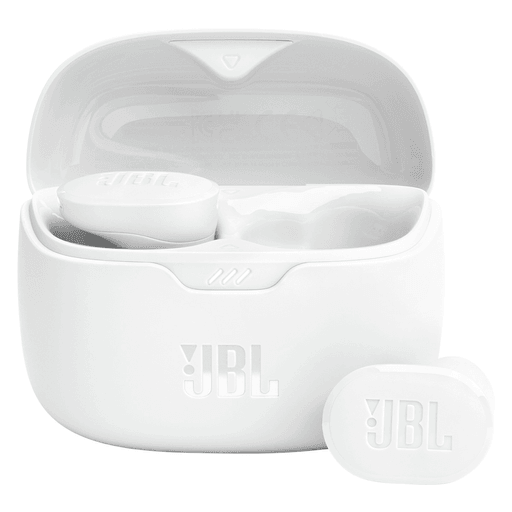 Los auriculares JBL Tune Buds ofrecen una experiencia auditiva excepcional con su sonido JBL Pure Bass que te sumerge en cada beat con unos graves profundos y potentes. Los cuatro micrófonos integrados garantizan llamadas manos libres nítidas y precisas, mientras que la impresionante autonomía de la batería de hasta 48 horas te proporciona ininterrumpidamente tus canciones favoritas. Además, cuentan con Bluetooth 5.3, resistencia al agua y al polvo y cancelación de ruido activa que te permitirá sumergirte en tu música favorita sin distracciones externas.